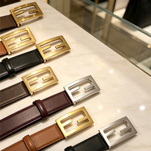 fendi 3.0cm calfskin belt