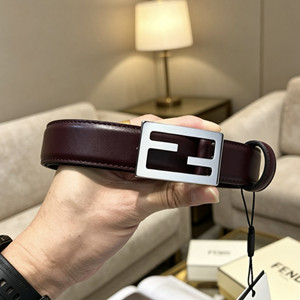 fendi 3.0cm calfskin belt