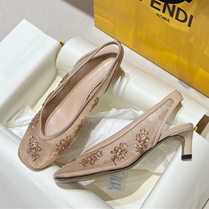 fendi 4.5cm medium-heeled slingbacks shoes