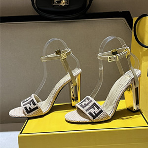 fendi delfina high-heeled sandals shoes