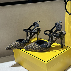 fendi colibri lite high-heeled slingbacks shoes