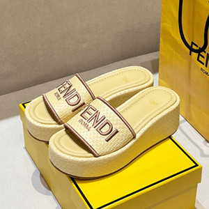 fendi sunshine flatform slides shoes