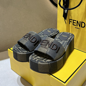 fendi sunshine flatform slides shoes