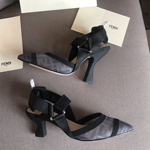 fendi 9.5cm colibri high-heeled slingbacks shoes