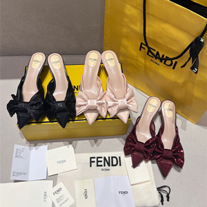 fendi colibri slides shoes