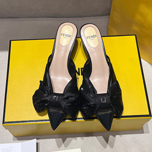 fendi colibri slides shoes
