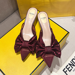 fendi colibri slides shoes