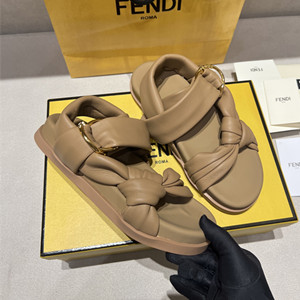 fendi leather sandals shoes