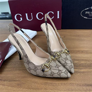 clear stock gucci women's slingback pump with horsebit