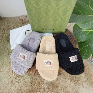 9A+ quality gucci x the north face slide shoes