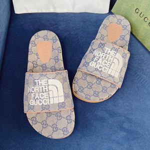 9A+ quality gucci x the north face gg slide shoes