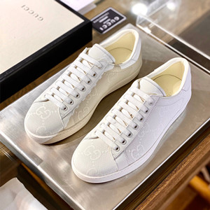 gucci ace gg embossed sneaker shoes