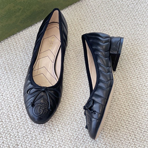 gucci women's leather ballet flat