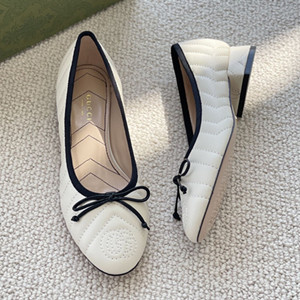 gucci women's leather ballet flat