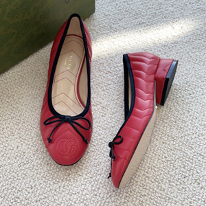 gucci women's leather ballet flat