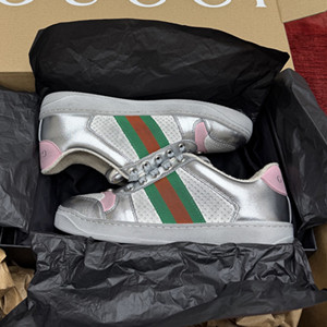 9A+ quality gucci women's worn-out effect screener sneaker shoes