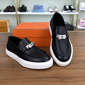 clear stock hermes loafers size:43