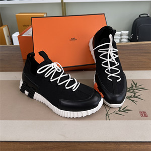 clear stock hermes men's bouncing sneaker shoes size:42