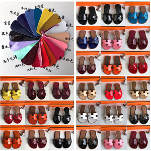 hermes oran sandal shoes patent leather