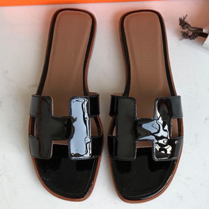 hermes oran sandal shoes patent leather