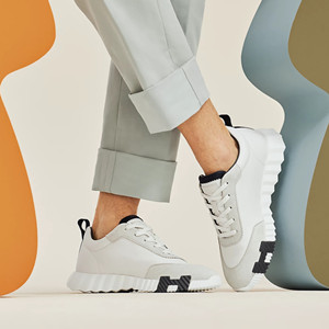 hermes men's bouncing sneaker shoes
