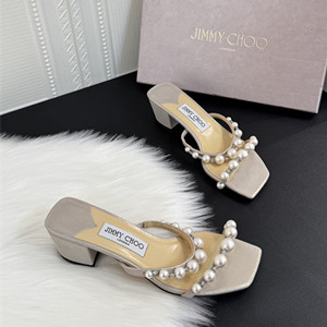 jimmy choo 4.5cm amara sandal with pearls