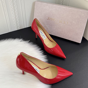 jimmy choo 6.5cm/8.5cm love patent leather pumps
