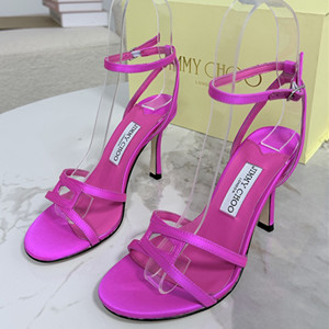 jimmy choo 10cm leo satin sandals shoes