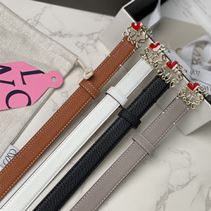loewe 1.5cm calfskin belt
