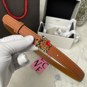 loewe 1.5cm calfskin belt