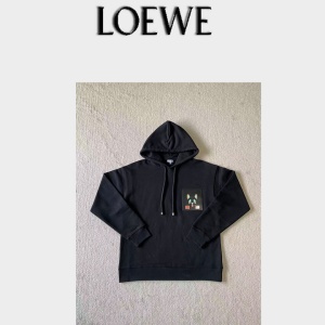 loewe relaxed fit hoodie in cotton