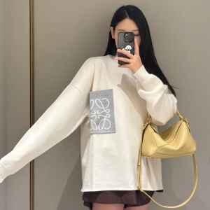 loewe anagram pocket sweater in cotton blend