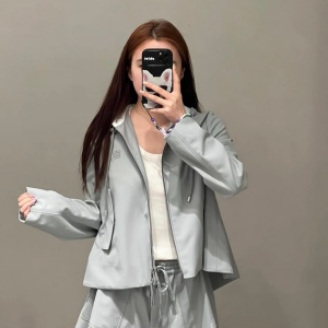 loewe hooded jacket in cotton