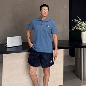 moncler cotton polo shirt