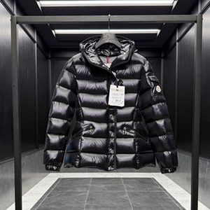 moncler barante hooded short down jacket