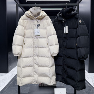 moncler charmer long down jacket