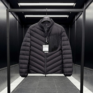moncler men's mackinac diagonal-quilted down biker jacket