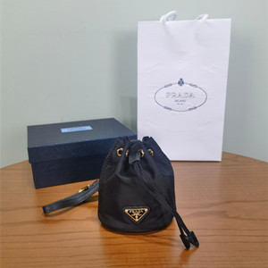 prada mini icon re-nylon keychain charm #1tt202