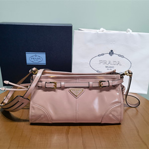 prada bonnie small leather shoulder bag #1ba215