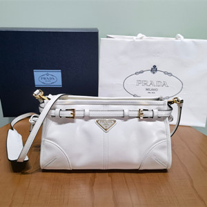 prada bonnie small leather shoulder bag #1ba215