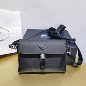prada saffiano leather shoulder bag #2vd053