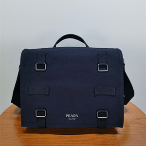 prada canvas shoulder bag #2vd085