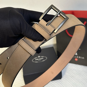 prada 3.5cm nubuck leather belt