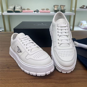 clear stock prada leather sneakers shoes size:43