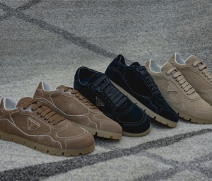 prada suede sneakers shoes