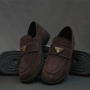 prada suede loafers shoes