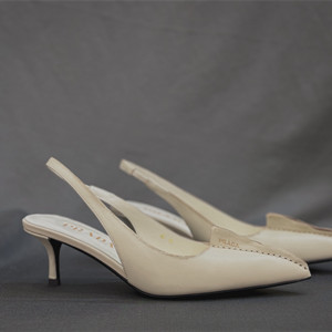 prada 4.5cm leather slingback pumps shoes