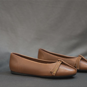 prada antiqued leather ballerinas shoes