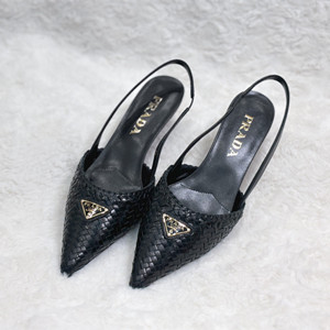 prada leather slingback pumps shoes