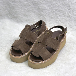 prada suede sandals shoes